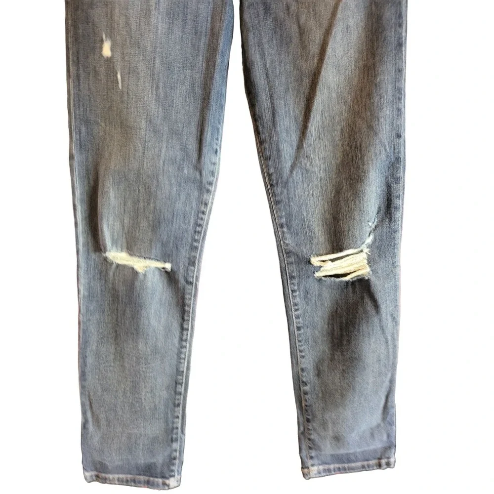 Joes Jeans 26 Womens Mid‎ Rise Skinny Leg Distressed Medium Wash Pockets